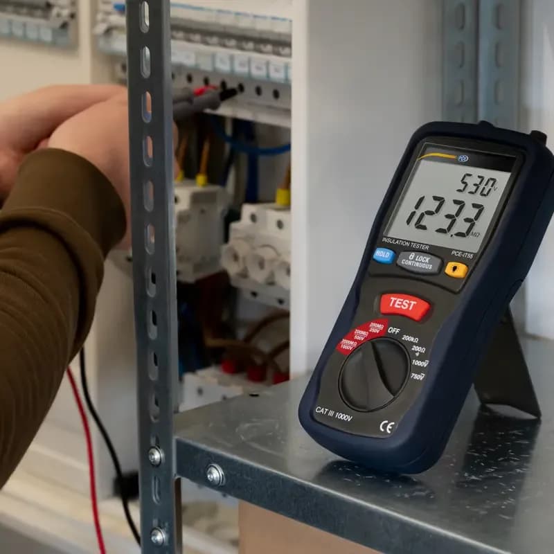 Tester instalacji elektrycznych PCE-IT55 – dodatkowe ujęcie 7 (miniatura)
