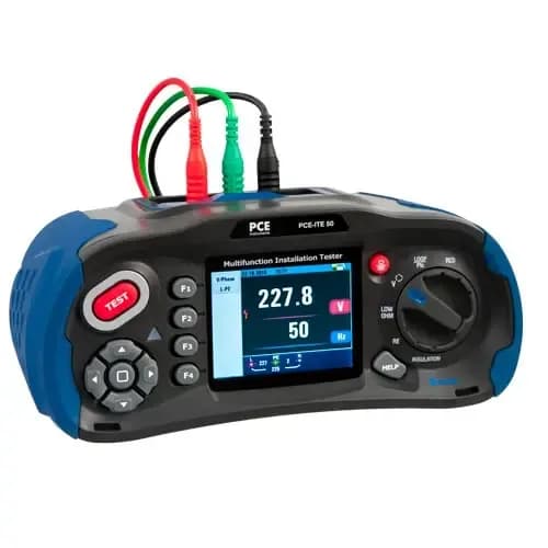 Tester instalacji elektrycznych PCE-ITE 50 – widok produktu