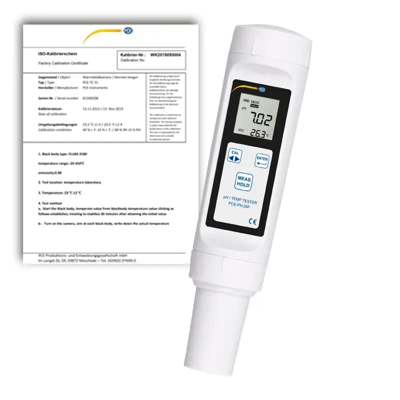 Analizator wody PCE-PH 26F-ICA – widok produktu