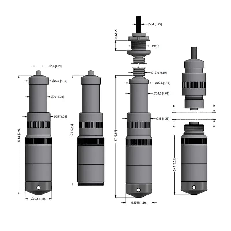Czujnik poziomu PCE-SLS 10 – dodatkowe ujęcie 1 (miniatura)