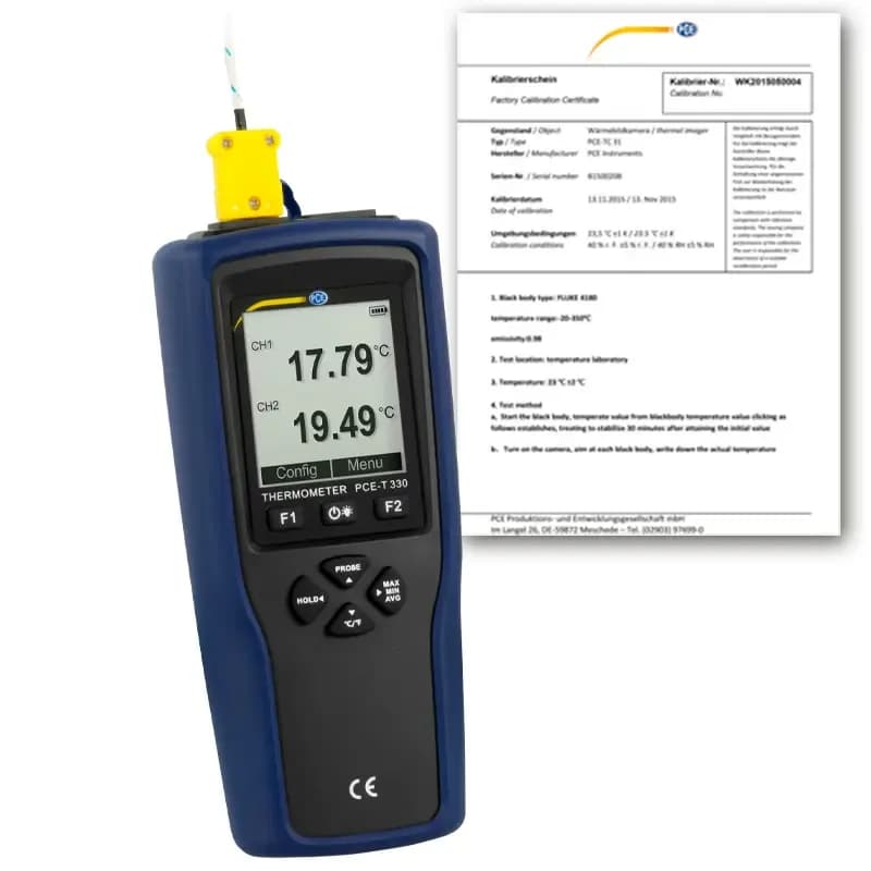 Termometr PCE-T 330-ICA – widok produktu