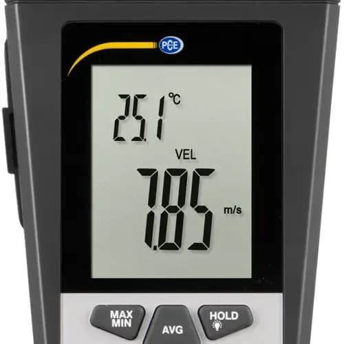 Anemometr PCE-VA 11 – dodatkowe ujęcie 3 (miniatura)
