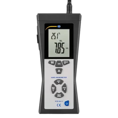Anemometr PCE-VA 11 – dodatkowe ujęcie 4 (miniatura)