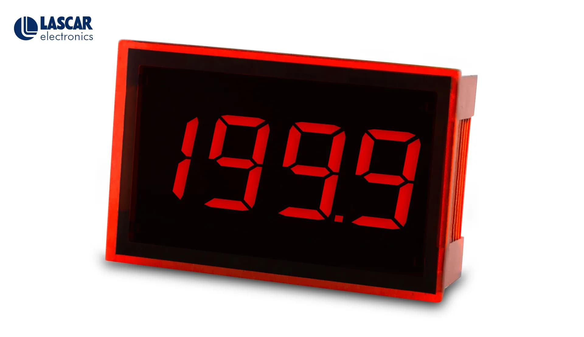 Woltomierz panelowy Lascar SP 100 – czerwony LED i wersja 12-stykowa – widok dodatkowy 3 (miniatura)