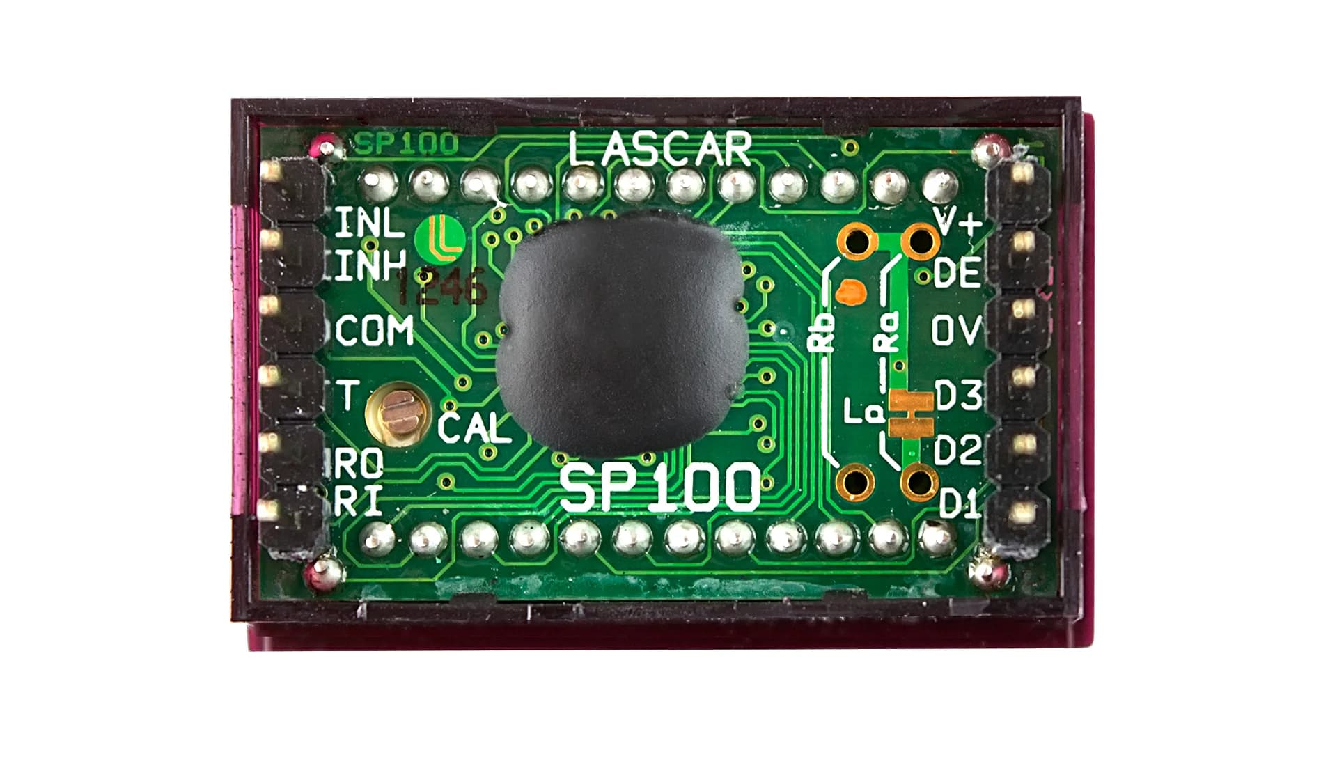Woltomierz panelowy Lascar SP 100 – czerwony LED i wersja 12-stykowa – widok dodatkowy 4 (miniatura)