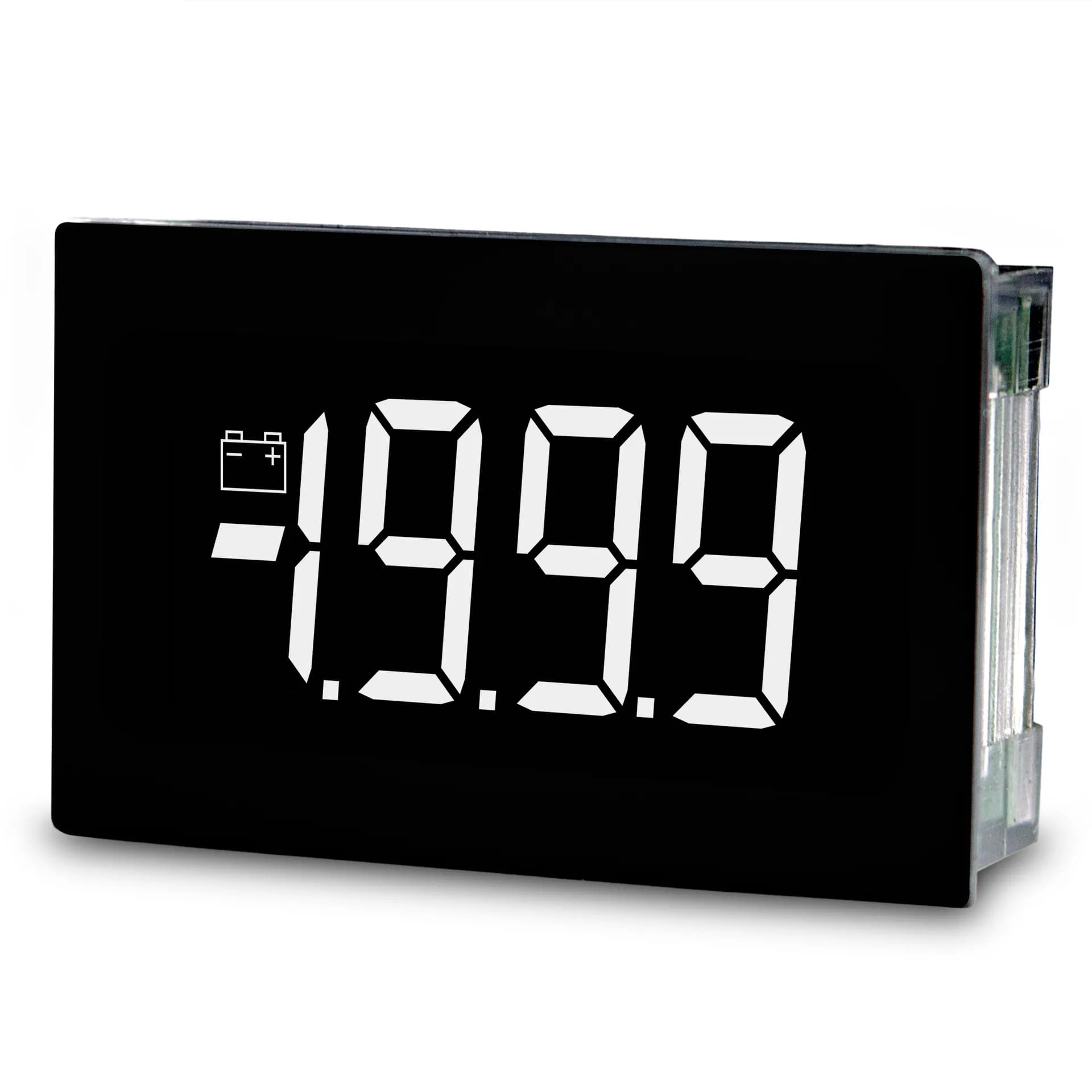 Woltomierz Lascar SP 400-EB-W z czarnym LCD i białym podświetleniem.