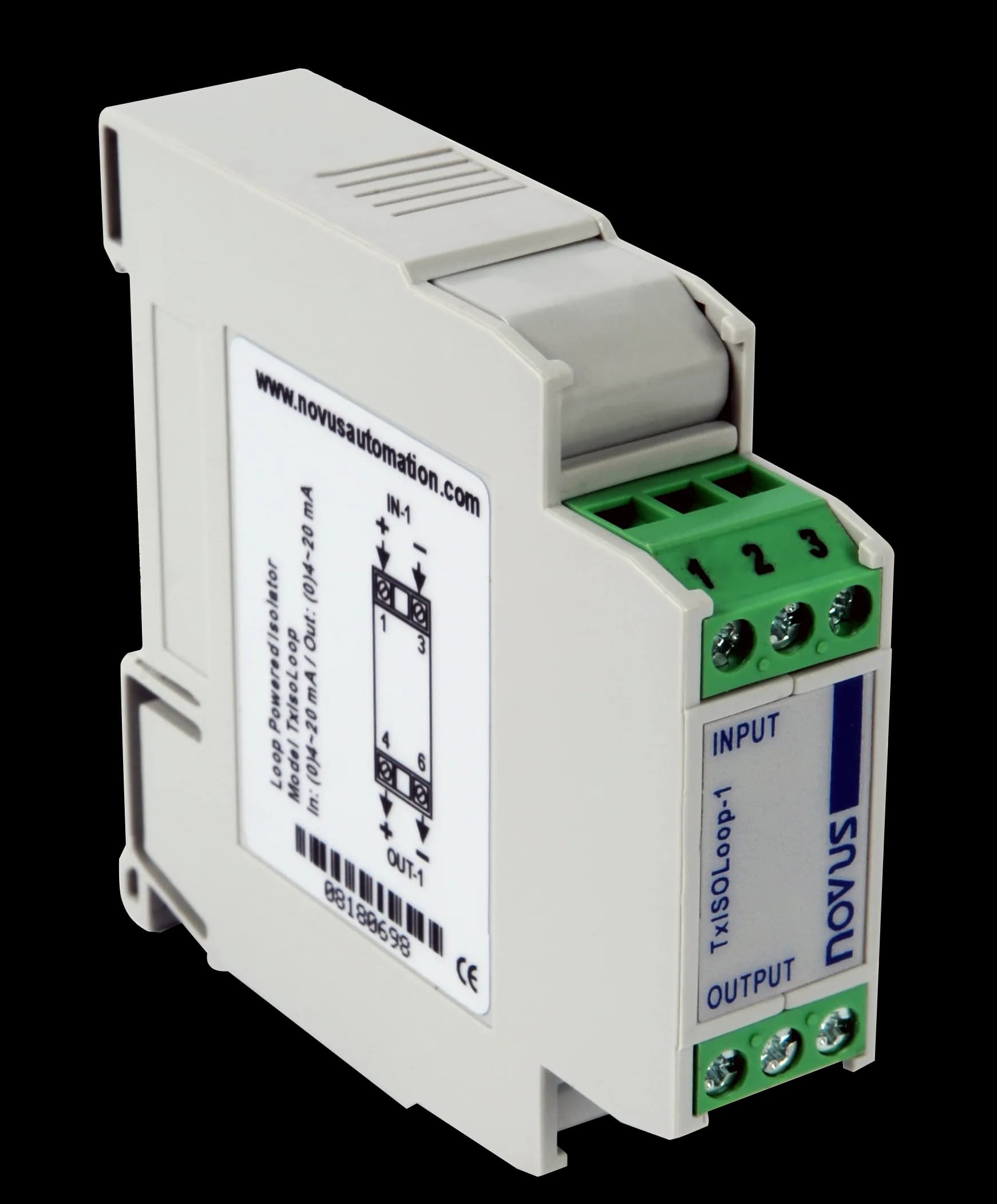 Separator sygnału NOVUS TxIsoLoop-1 – zdjęcie produktu