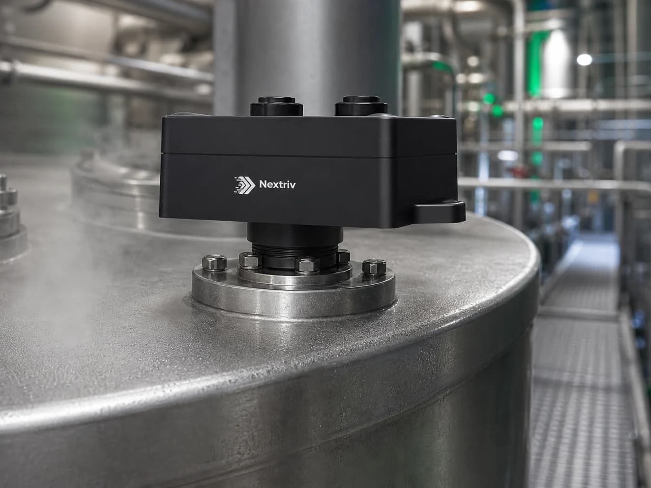 Bezkontaktowy pomiar odległości w środowisku przemysłowym — Nextriv Probe Ultrasonic Compact