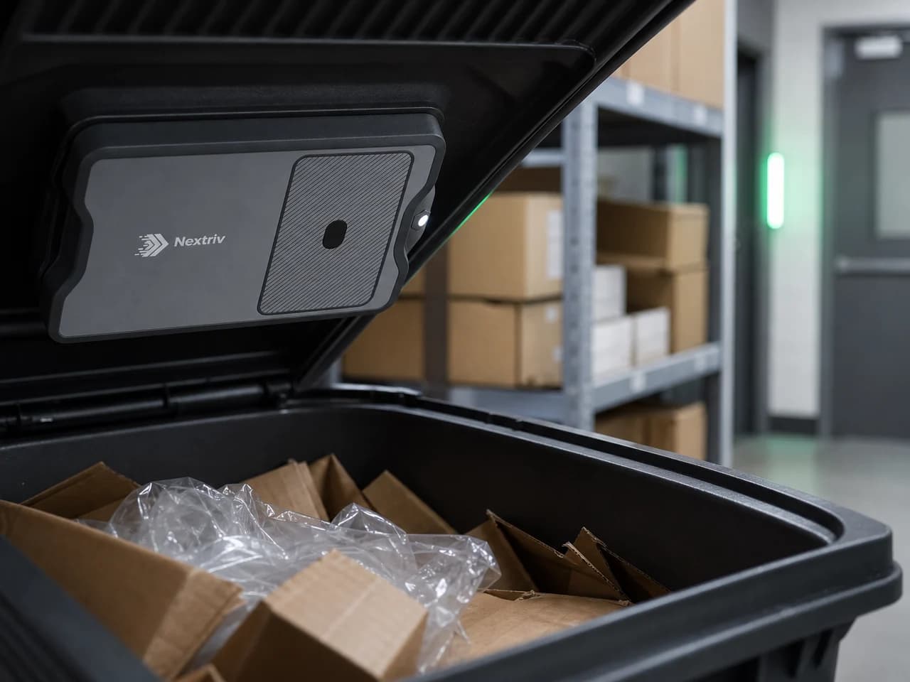 Optymalizacja opróżniania pojemników w sklepie — Nextriv Sense Waste