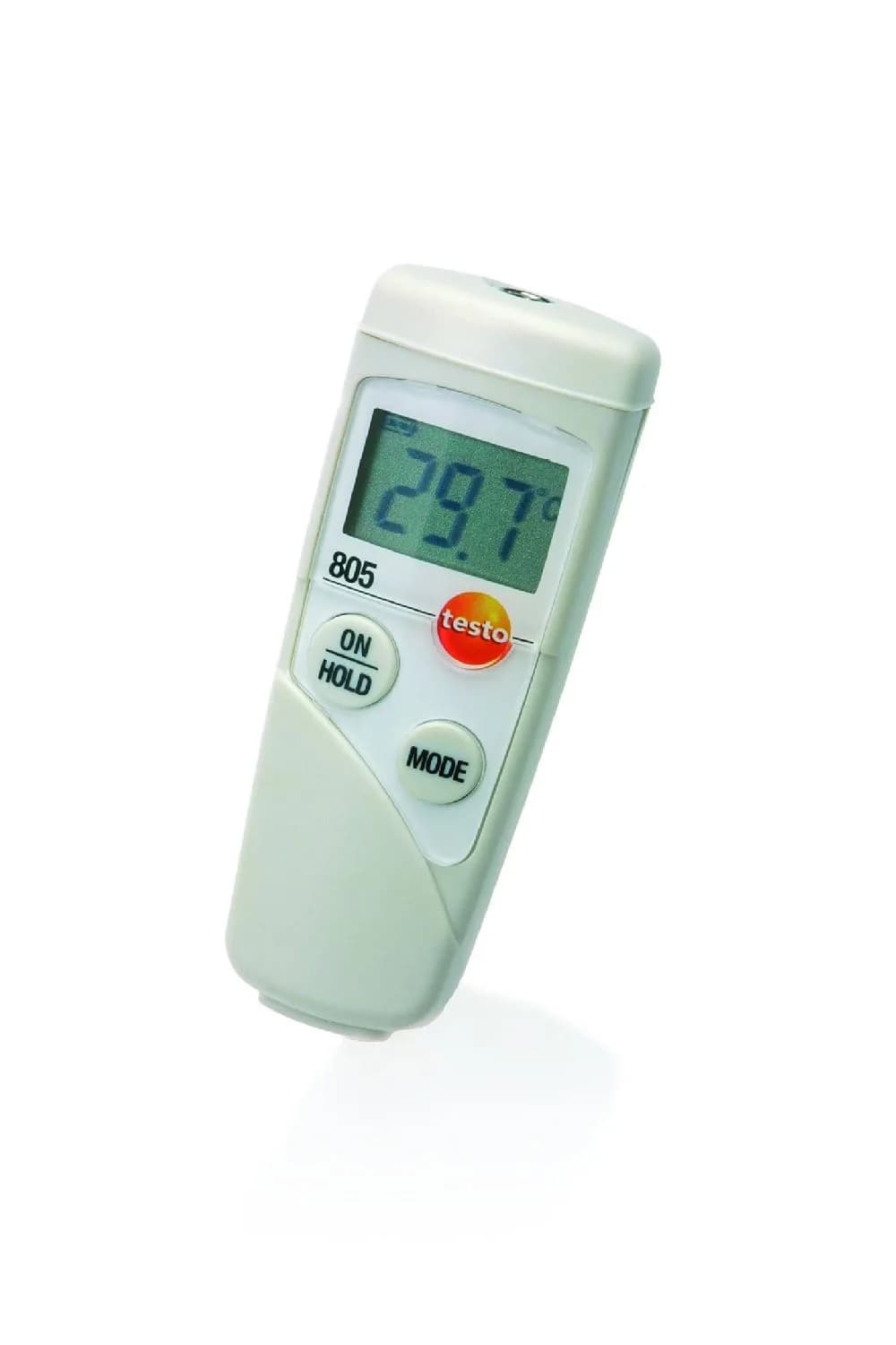Testo 805 – ujęcie skośne z widoczną optyką podczerwieni