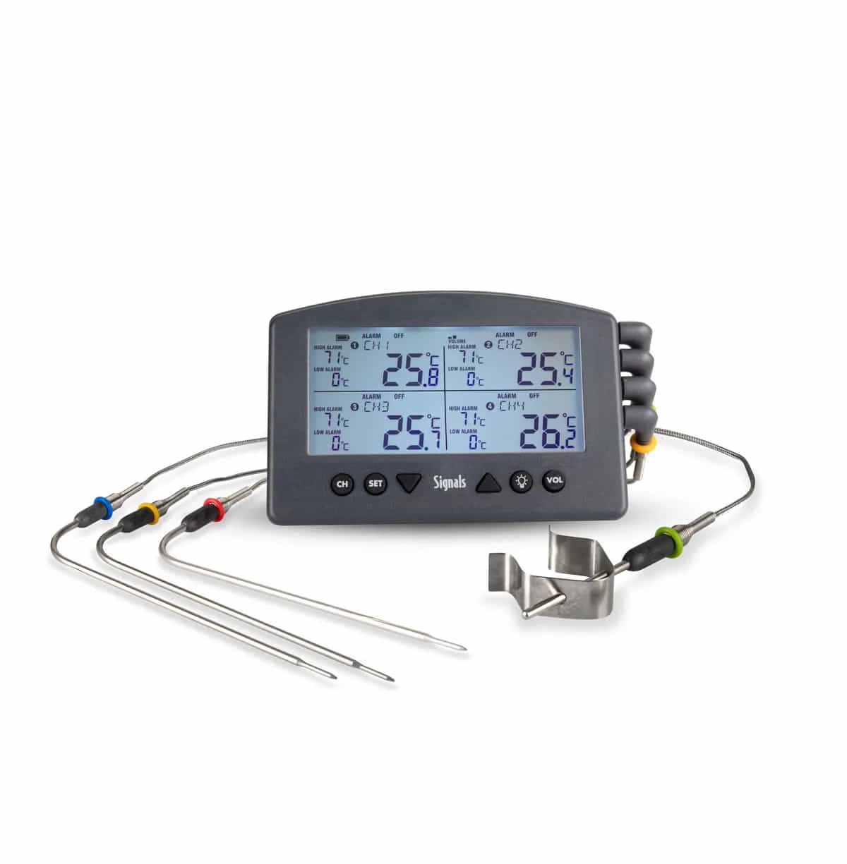 4-kanałowy rejestrator temperatury WiFi i Bluetooth ETI Signals 825-050 - zakres -50 do +300 °C