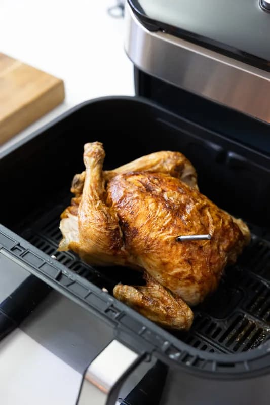 Bezprzewodowa sonda temperatury do mięsa ETI RFX Meat - zasięg do 650 m – w użyciu
