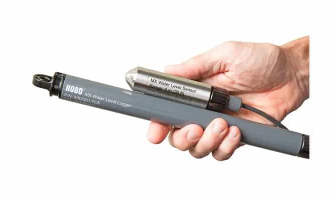 Rejestrator poziomu wody HOBO MX2001-03-SS z łącznością Bluetooth - głębokość do 76 m