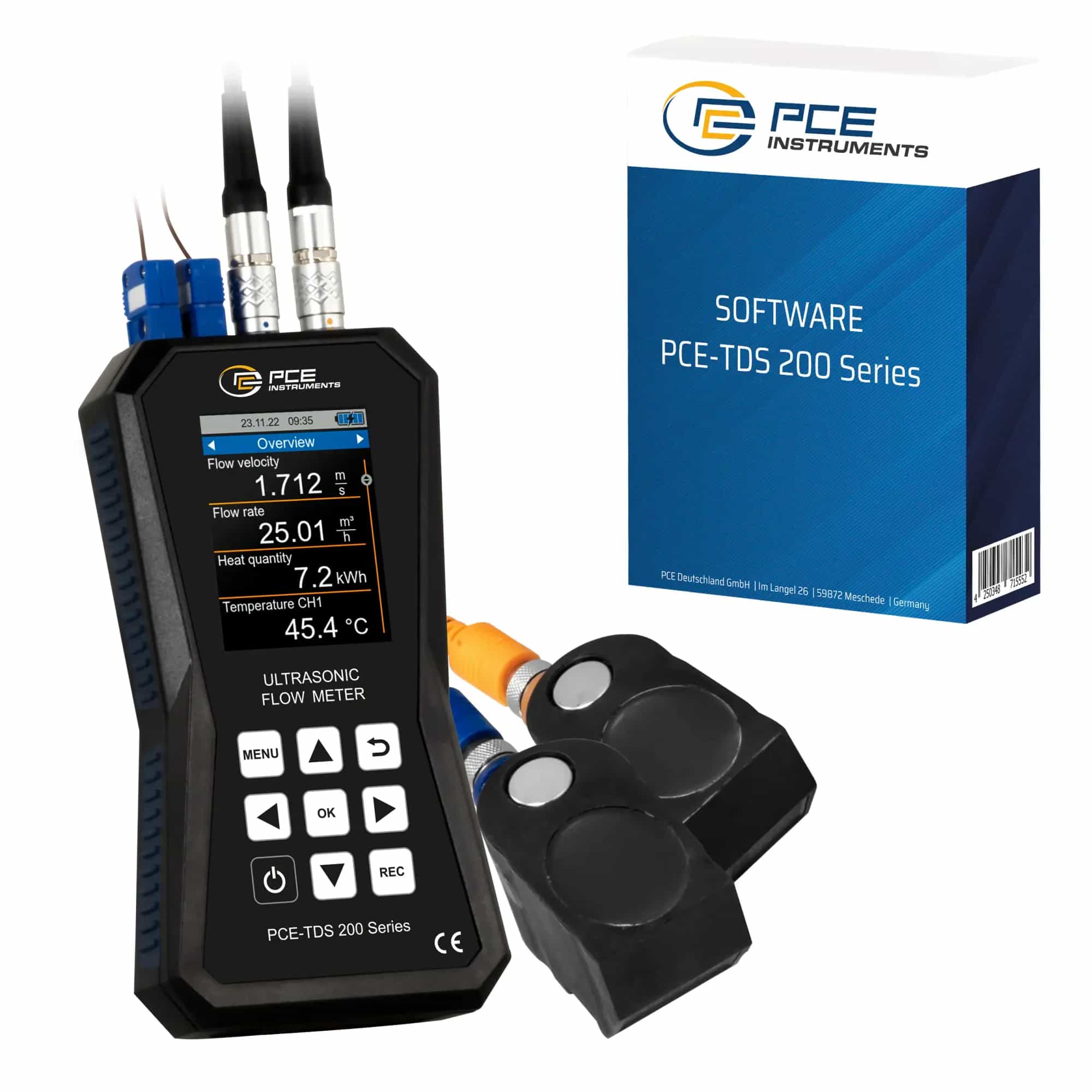 Zestaw PCE-TDS 200+ M-SW-KIT z pomiarem ciepła