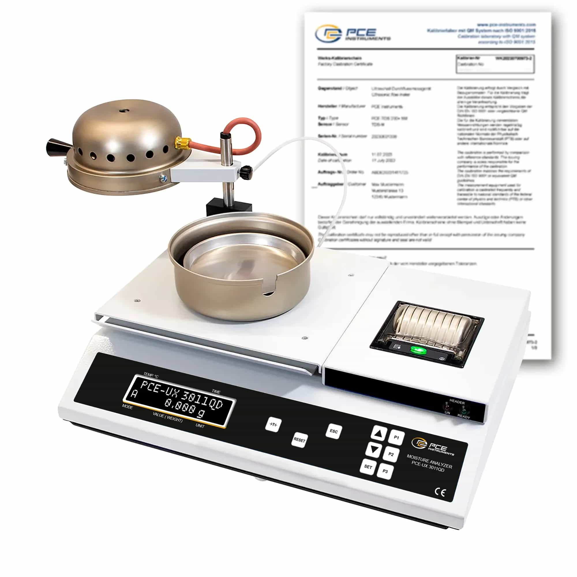 Wagosuszarka PCE-UX 3011QD-ICA z drukarką