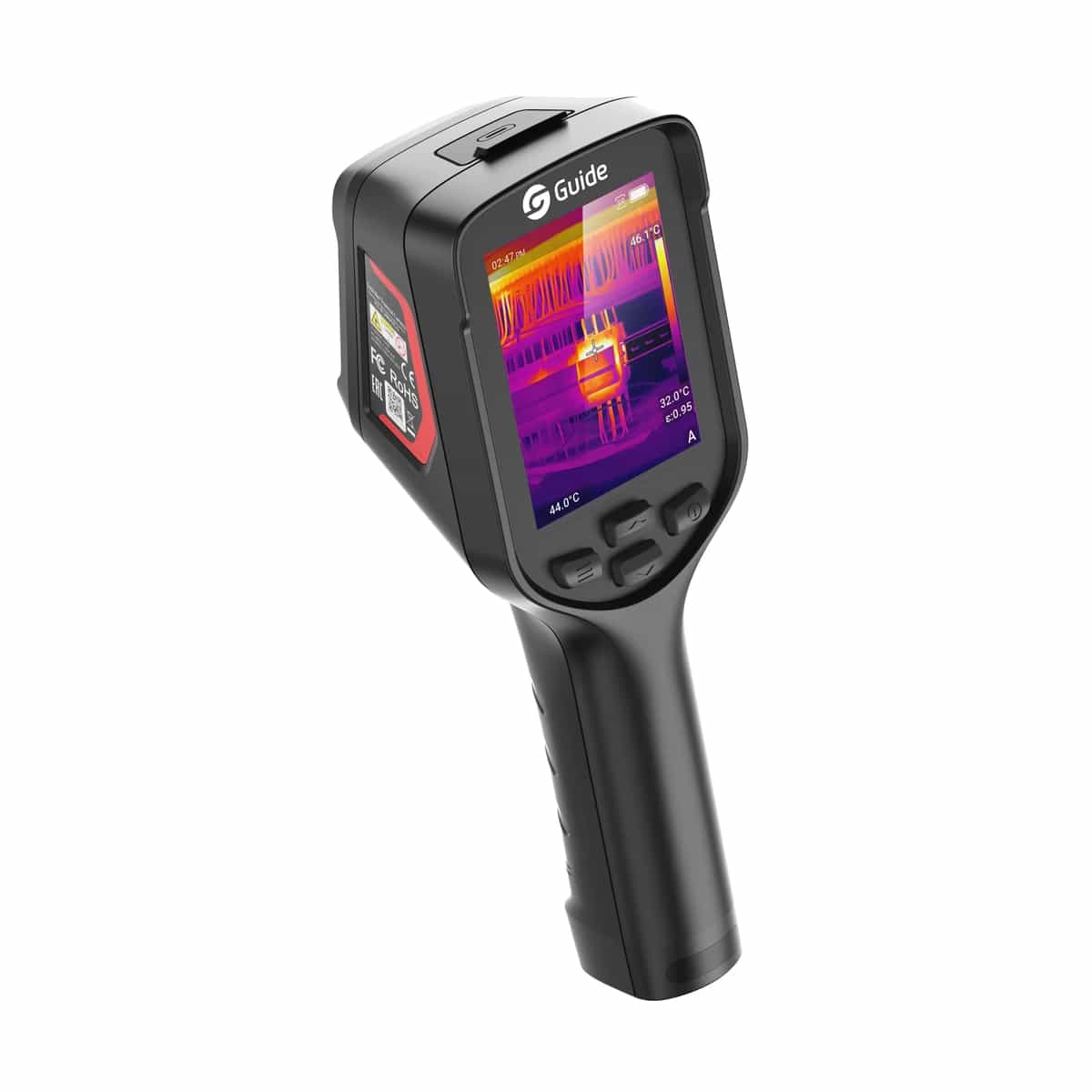 Kamera termowizyjna 384 × 288 o wysokiej czułości do diagnostyki przemysłowej Guide E4S