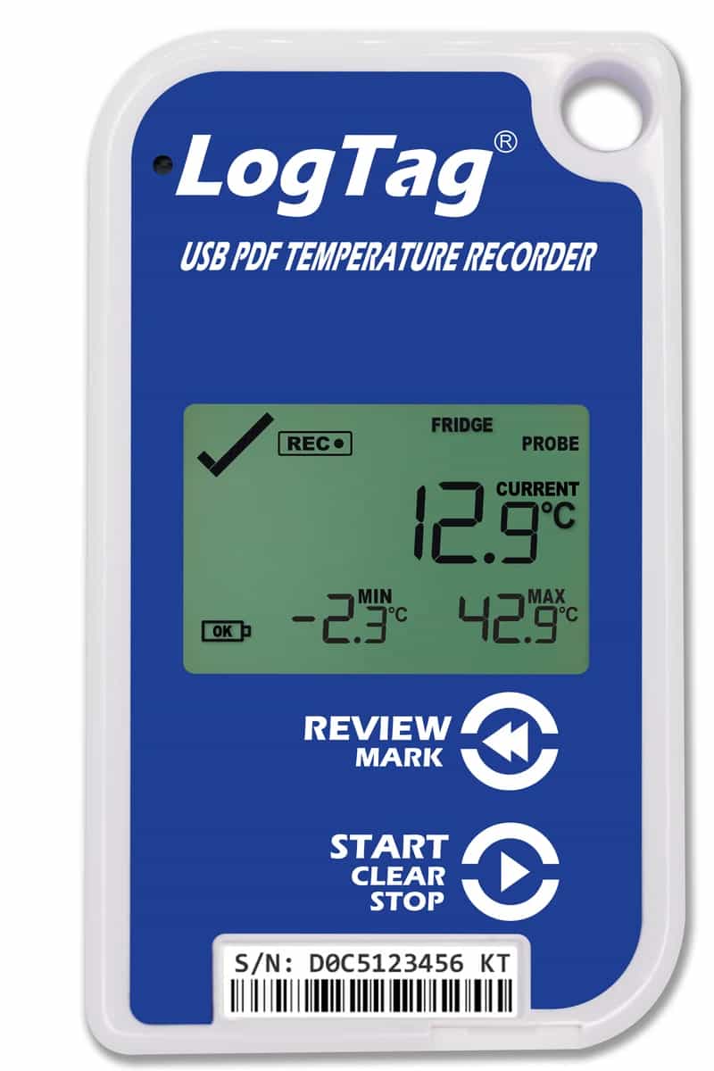 Rejestrator temperatury LogTag TRED30-16U – USB-C i 60 dni historii