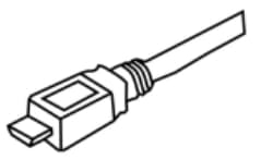 Końcówka USB mini-B przewodu MSA Insight Plus