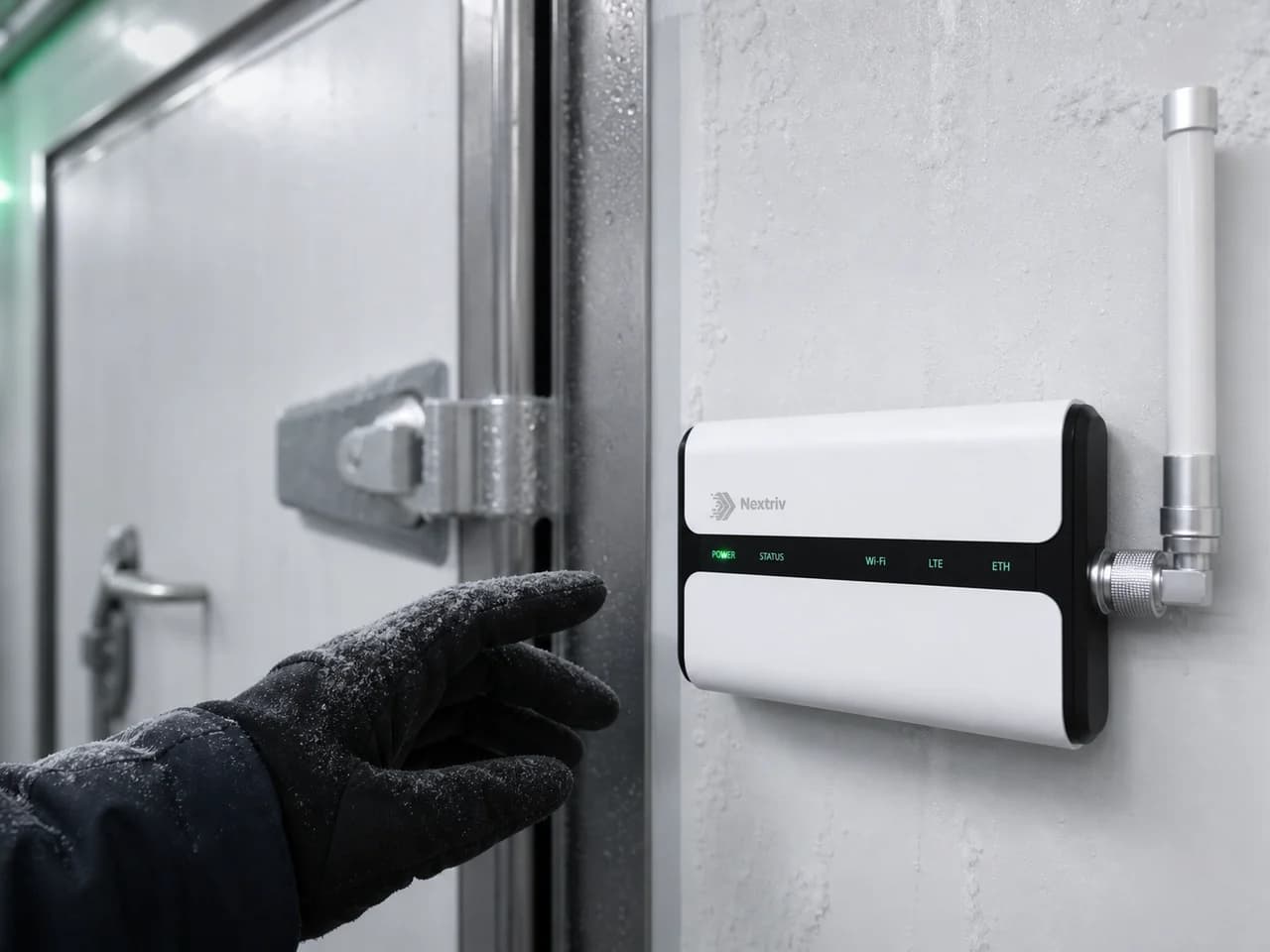 Niezawodny monitoring w chłodni — Nextriv Hub Pro