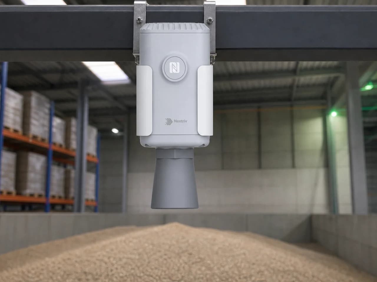 Monitoring zapełnienia zbiorników w magazynie — Nextriv Probe Ultrasonic