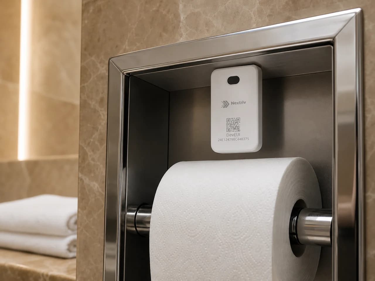 Obsługa dozowników w hotelu — Nextriv Sense Level