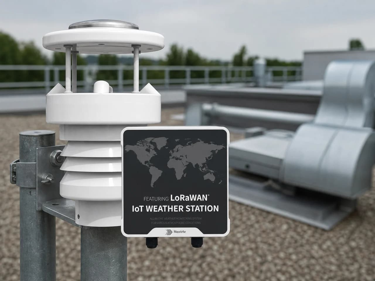 Monitoring pogody przy budynku — Nextriv Weather Pro