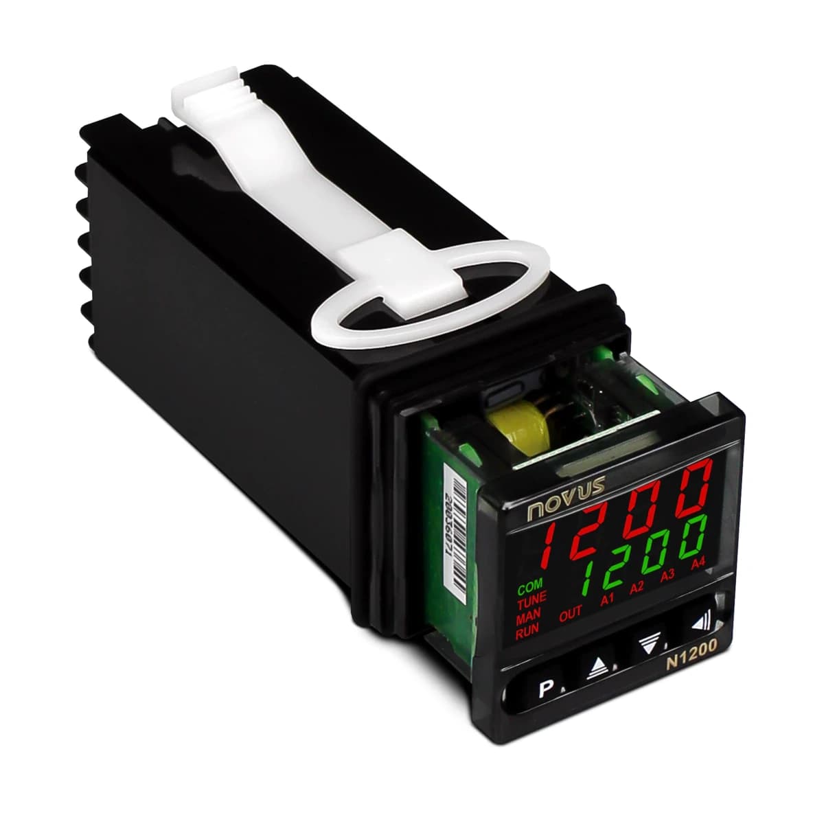 Regulator grzania i chłodzenia NOVUS N1200-HC — N1200-HC USB DIO RS485 24 V – regulator grzania i chłodzenia, 2 wyjścia przekaźnikowe, 48 × 48 mm, 1/16 DIN