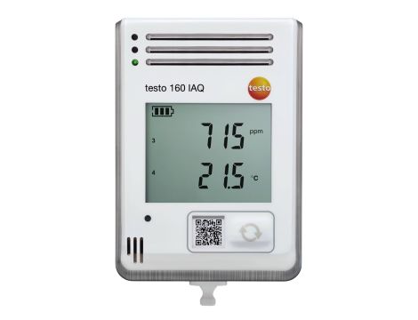 Rejestrator temperatury, wilgotności, CO2 i ciśnienia Testo 160 IAQ