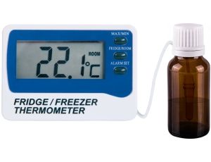 Termometr do lodówki i zamrażarki farmaceutyczny z buforem termicznym ETI 810-210-G